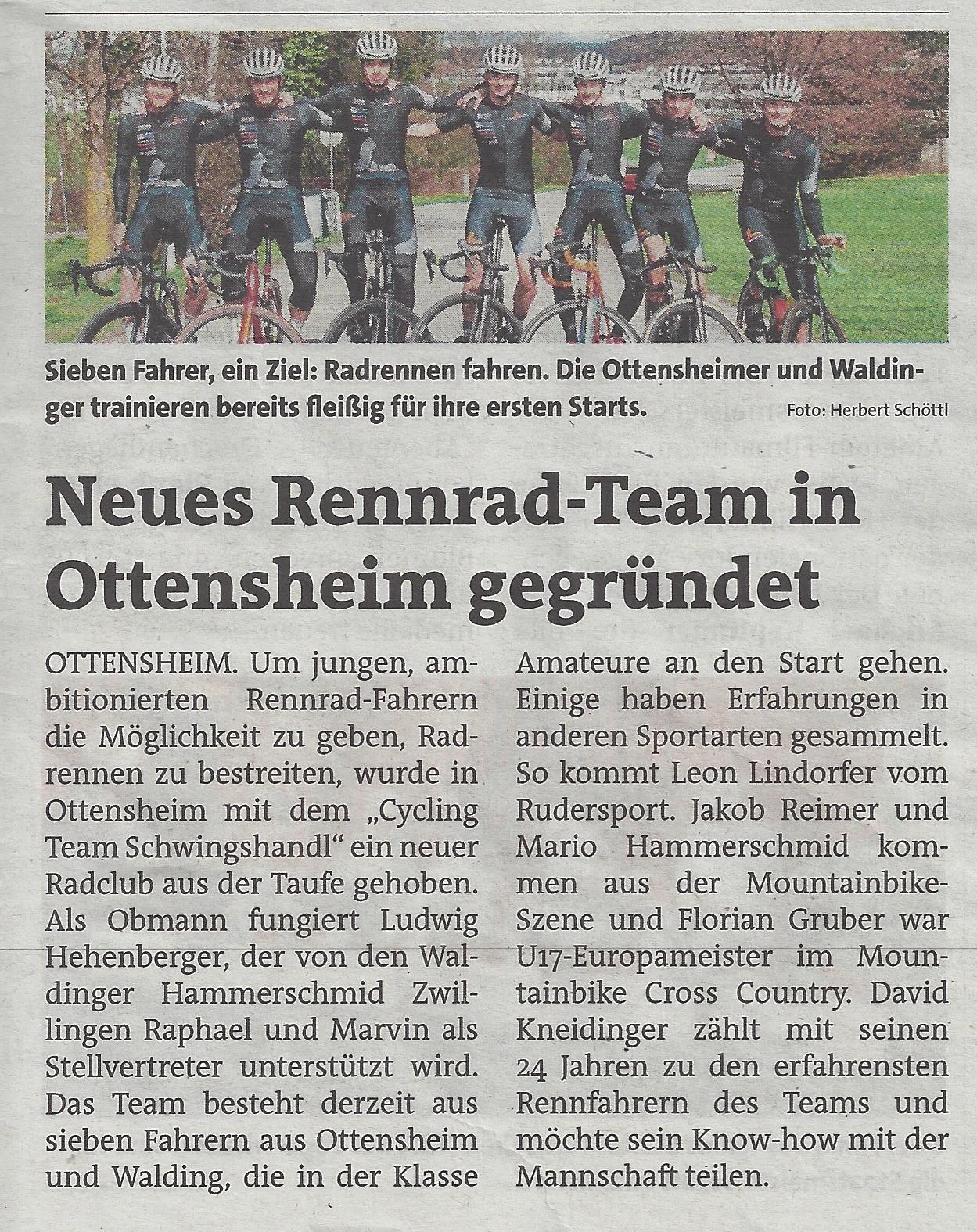 0406Rundschau Team Ottensheim
