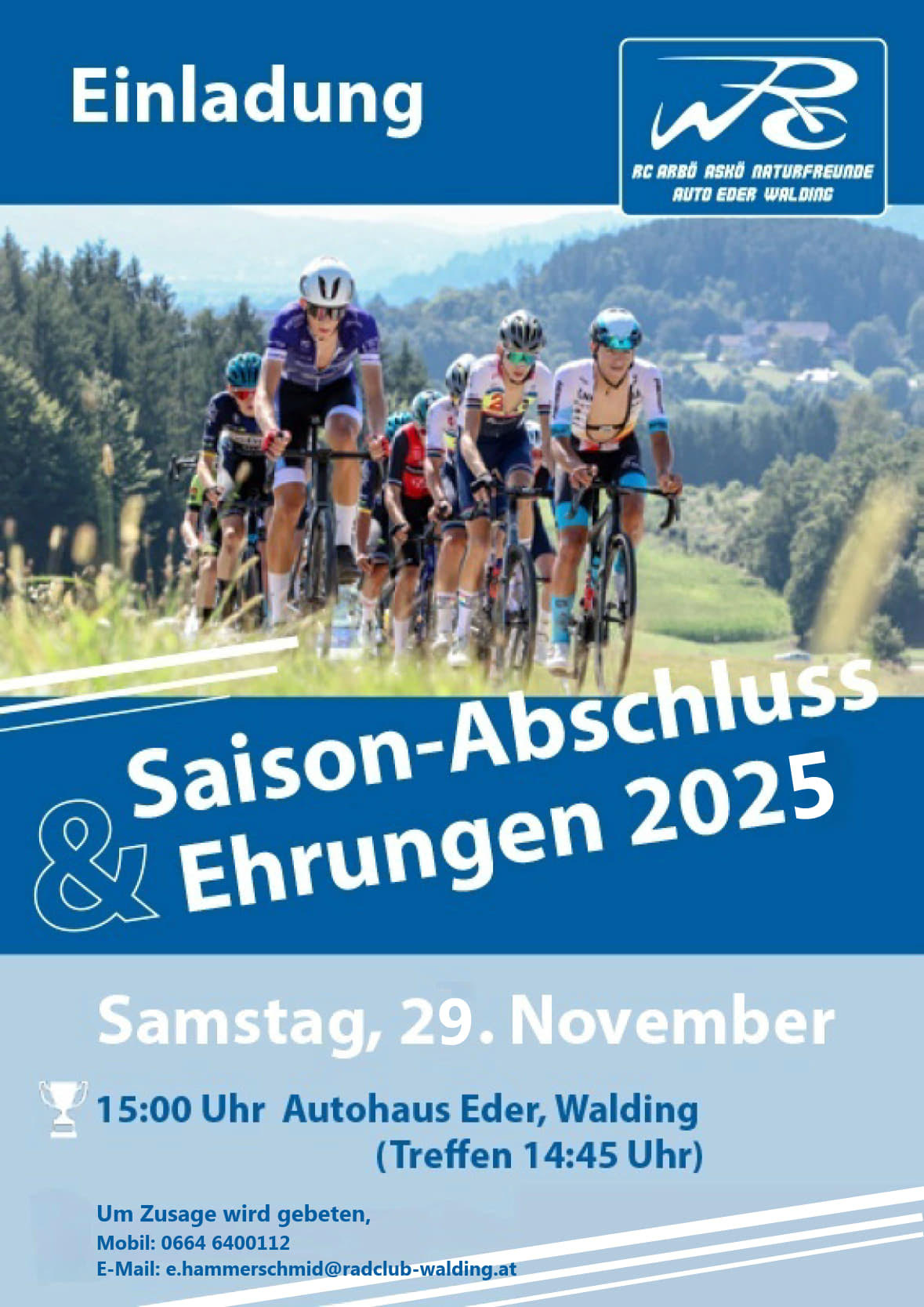 Einladung Jahresabschluss